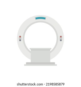 Magnetic resonance imaging diagnostic icon. Flat illustration of magnetic resonance imaging diagnostic vector icon isolated on white background