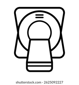 Magnetic resonance imaging icon vector design illustration 
