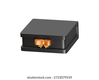 magnetic rigid gift box icon 3d illustration render