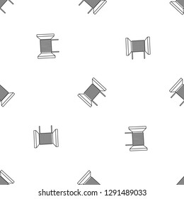 Magnetic spring coil pattern seamless vector repeat geometric for any web design