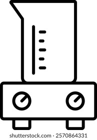 Magnetic Stirrer vector icon. Can be used for printing, mobile and web applications.