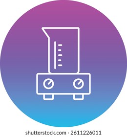 Magnetic Stirrer vector icon. Can be used for printing, mobile and web applications.