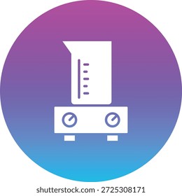 Icono de Vector agitador magnético. Se puede utilizar para aplicaciones de impresión, móviles y de Web.