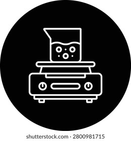 Magnetic Stirrer vector icon. Can be used for printing, mobile and web applications.