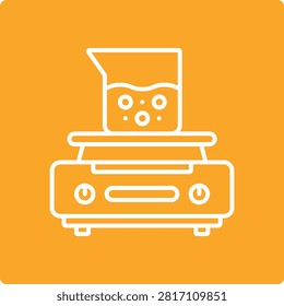 Magnetic Stirrer vector icon. Can be used for printing, mobile and web applications.
