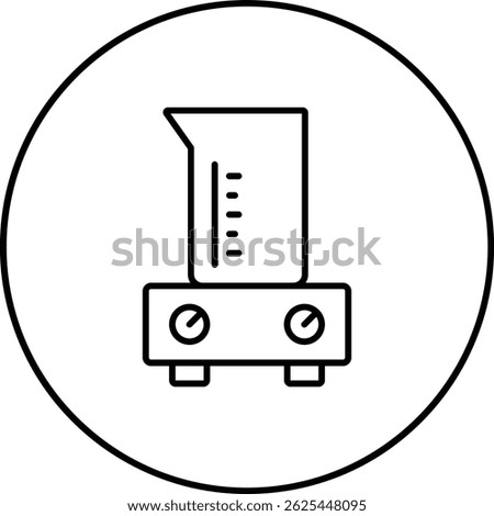 Magnetic Stirrer vector icon. Can be used for printing, mobile and web applications.