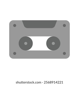 Magnetic tape recording, ready to use vector