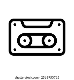 Magnetic tape recording, ready to use vector