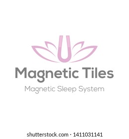 Magnetic tiles for teraphy logo