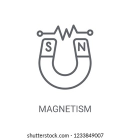 Magnetism Icon. Trendy Magnetism Logo Concept On White Background From Science Collection. Suitable For Use On Web Apps, Mobile Apps And Print Media.