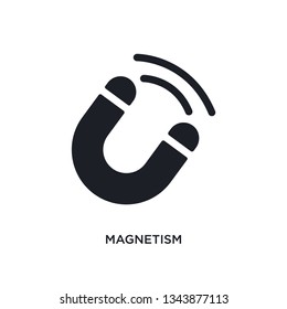 magnetism isolated icon. simple element illustration from science concept icons. magnetism editable logo sign symbol design on white background. can be use for web and mobile