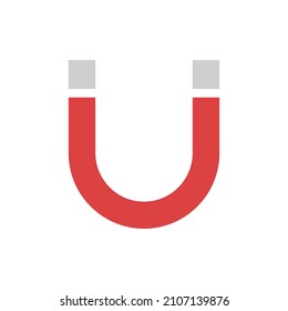 Magnetism vector Icon on white background