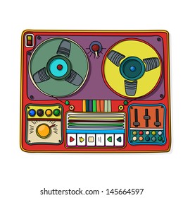 Magnetophone, Reel-to-reel Tape Recorder Icon