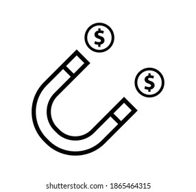magnets icon vector logo template