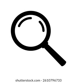 Magnifer icon, loupe or search icon.
