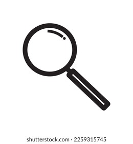 vectores de icono de magnifer, ilustración, objeto, icono de línea, icono, diseño