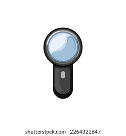 magnifer magnifying glass cartoon. magnifer magnifying glass sign. isolated symbol vector illustration