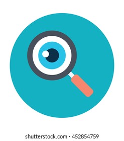 Magnification Colored Vector Icon