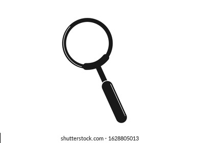 Magnification glass icon vector isolate 