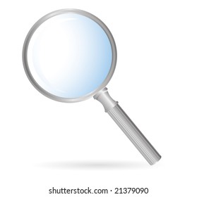 magnification glass icon for web