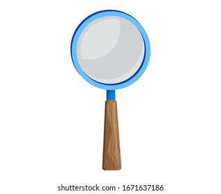 magnification glass lens vector illustration