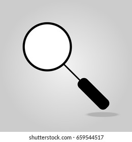 magnification icon vector design