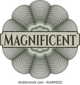 Magnificent abstract rosette