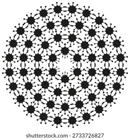 Magnificent abstract structures. Sophisticated splat Vector. Professional viral illustrations. Extraordinary concentric components