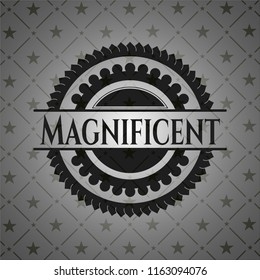 Magnificent dark icon or emblem