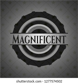 Magnificent dark icon or emblem