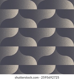 Magnificent Elegant Seamless Pattern Trend Dot Work Abstract Vector Background. Elegant Graphic Halftone Art Illustration for Fashionable Textile Print. Loopable Unusual Abstraction for Wallpaper