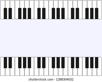 Magnificent light background with elements of the piano