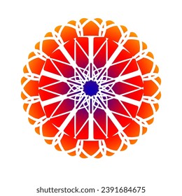 magnífico diseño de vectores de arte mandala