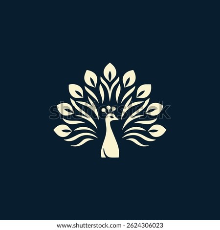 Magnificent Peacock Logo for sale.