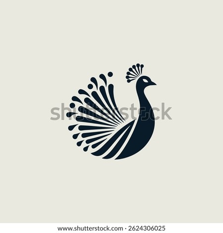 Magnificent Peacock Logo for sale.