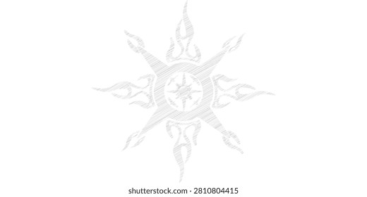 Magnified view of a delicate snowflake showcasing complex ice formations and natural symmetry in cold winter conditions