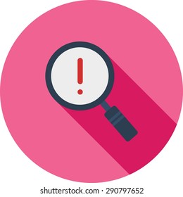 Magnifier, analysis, digital, find icon vector image. Can also be used for seo, digital marketing, technology. Suitable for use on web apps, mobile apps and print media.