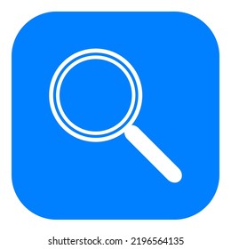 Magnifier and app icon on white