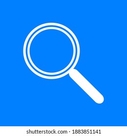 Magnifier and background as icon