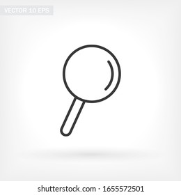 estilo lineal de línea de icono de vectores negros en el fondo. Icono de mejor ilustración de 10 pasos