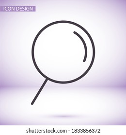 estilo lineal de línea de icono de vectores negros con amplificador en el fondo. Icono de mejor ilustración de 10 pasos