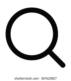 Magnifier Bold Line Vector Icon