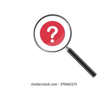 Magnifier Concept with web icon, Vector Illustration EPS 10.