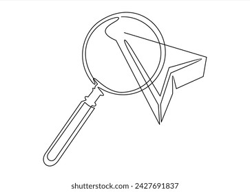 magnifier and cursor moving,Continuous one line drawing	