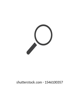 Magnifier Design Icon Vector Template