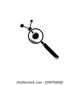 magnifier and elements icon. Element of science for mobile concept and web apps. Detailed magnifier and elements icon can be used for web and mobile. Premium icon on white background