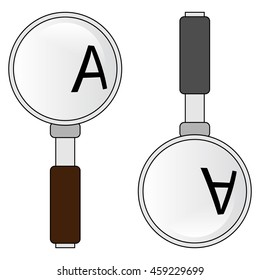 Magnifier. EPS10, RGB.