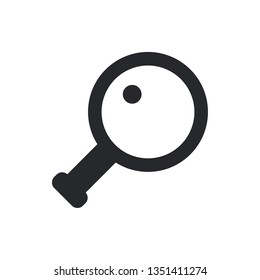 magnifier flat vector icon