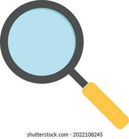 Magnifier Flat Vector Icon Design