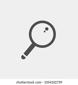 Magnifier flat vector icon. Search flat vector icon. Look flat vector icon